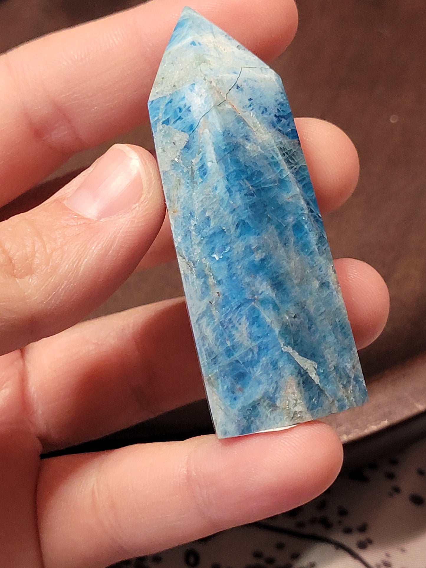 Blue Apatite Towers - small