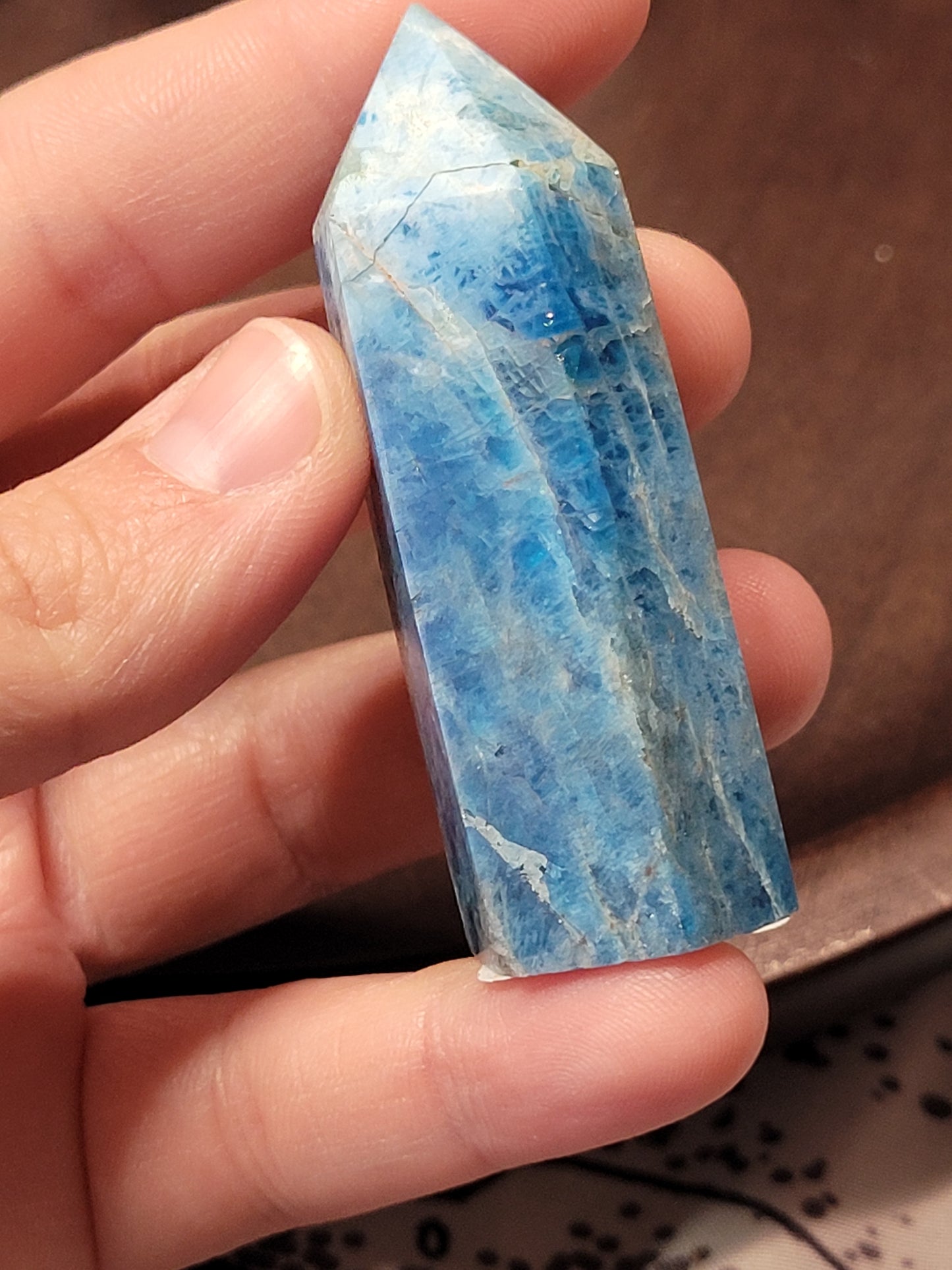 Blue Apatite Towers - small