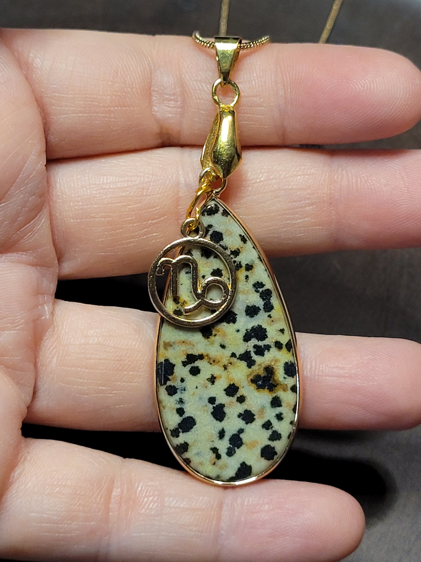 Dalmatian Jasper Necklace / Earring Set