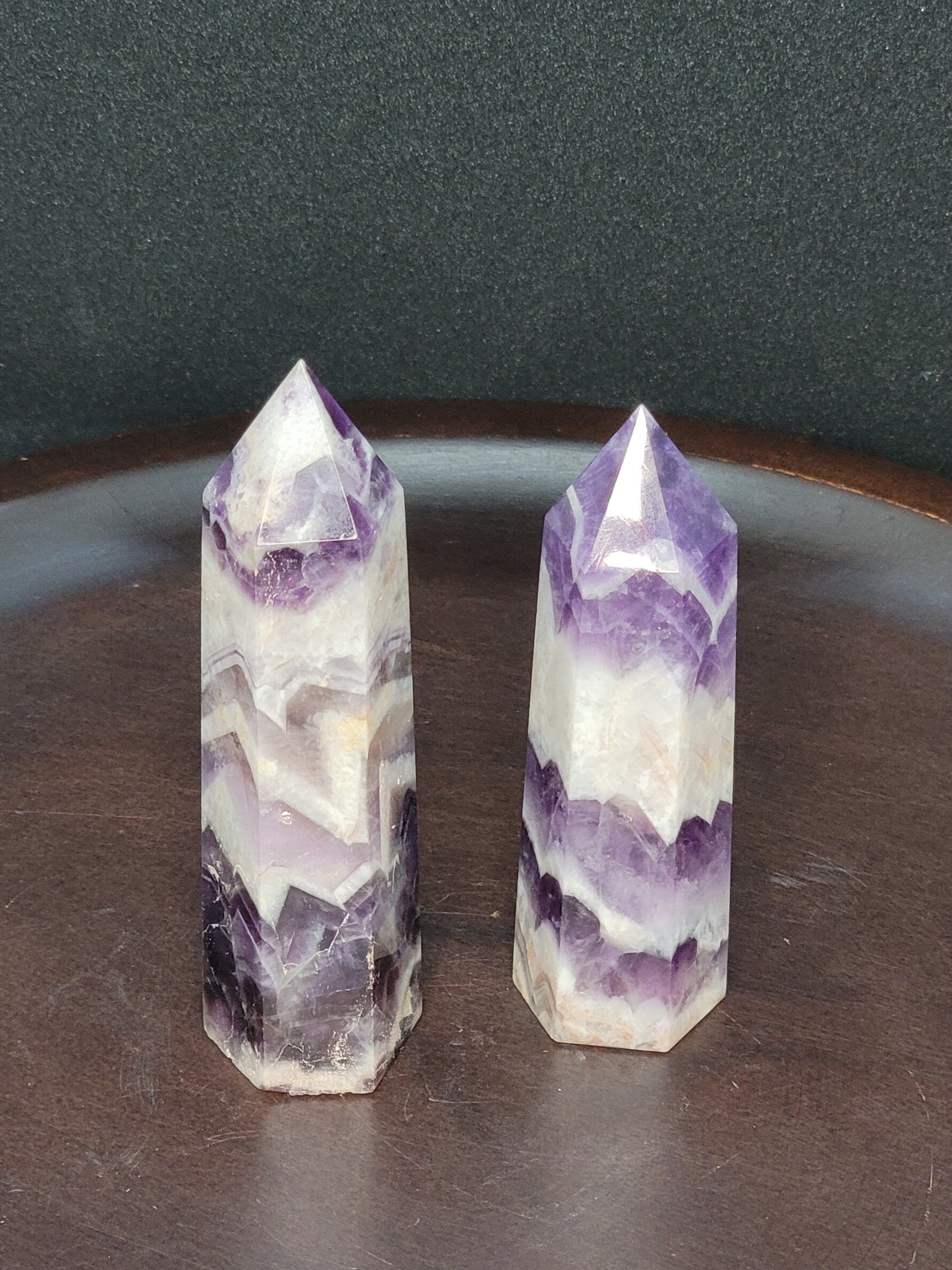 Chevron Dream Amethyst Towers - Small