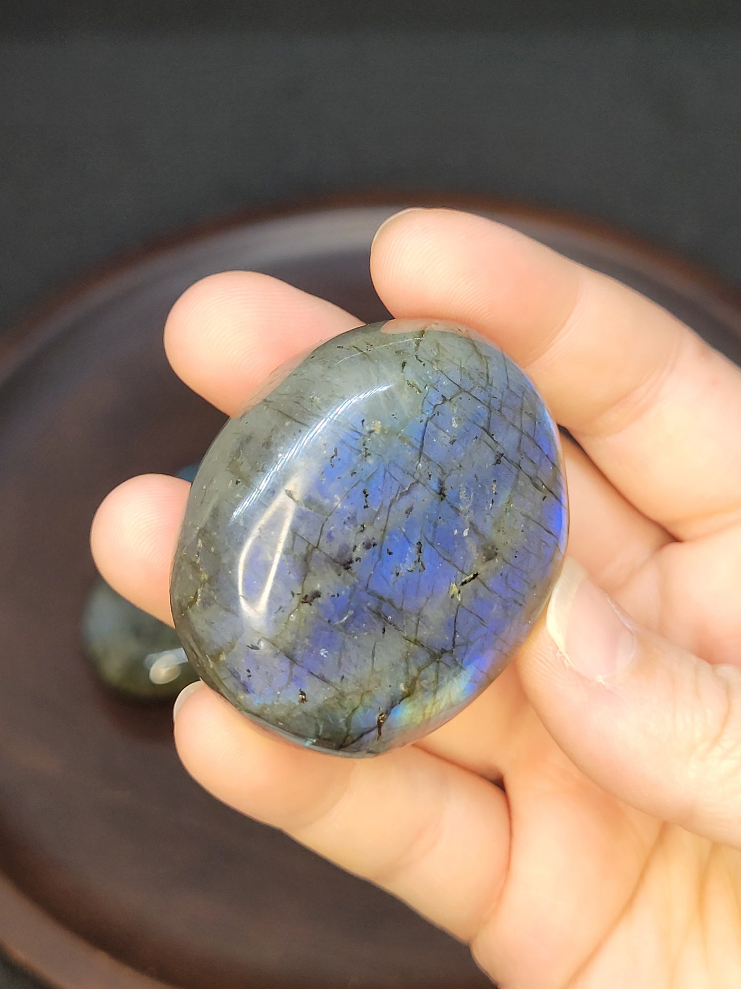 Labradorite Palm Stones - Small