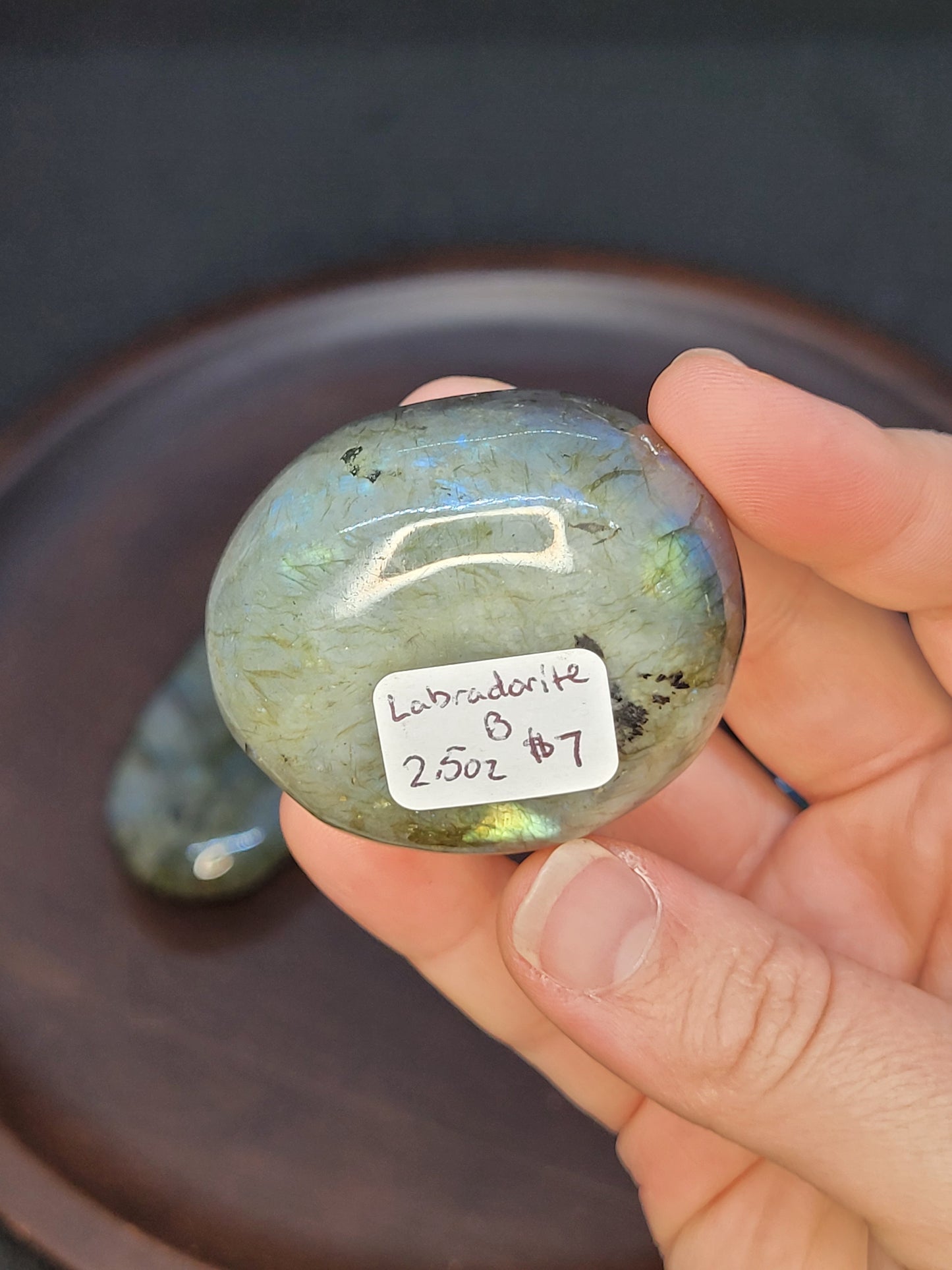 Labradorite Palm Stones - Small