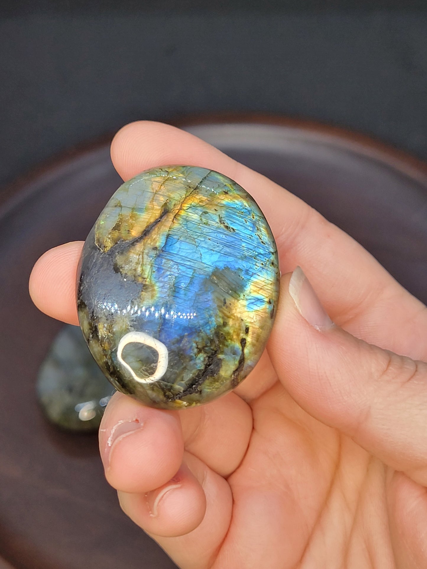 Labradorite Palm Stones - Small