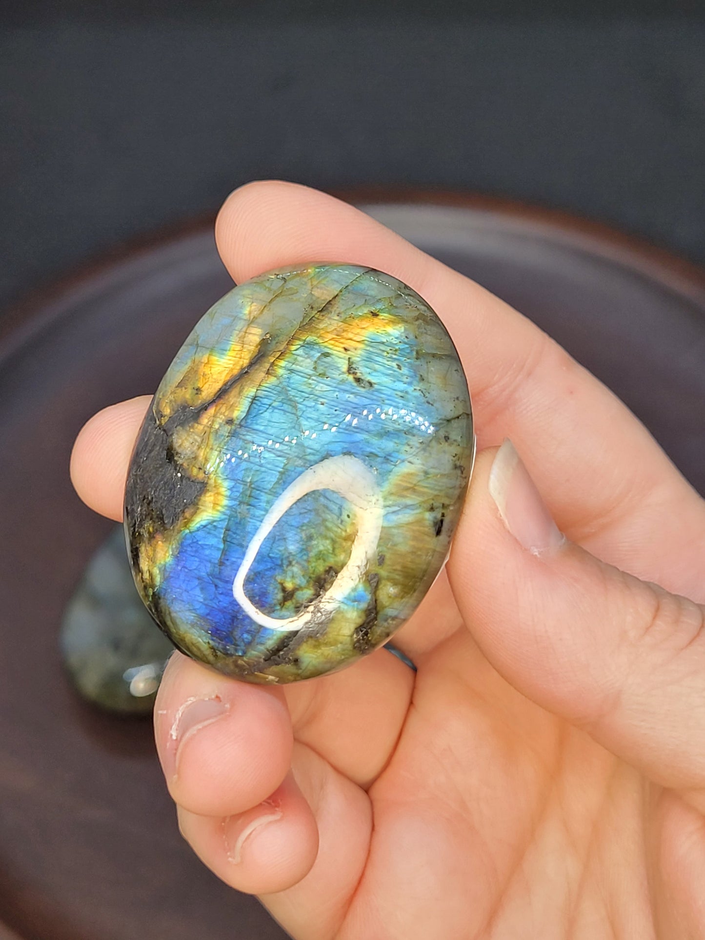 Labradorite Palm Stones - Small