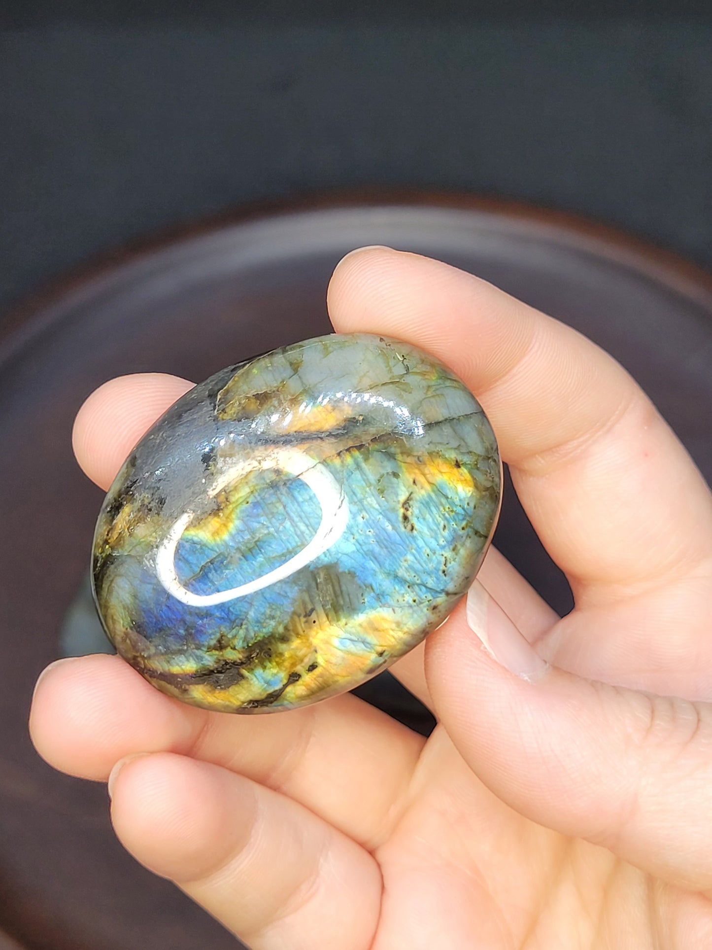 Labradorite Palm Stones - Small