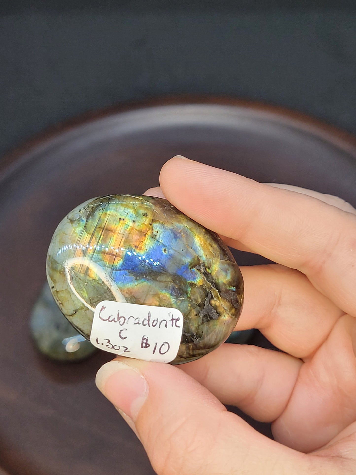 Labradorite Palm Stones - Small