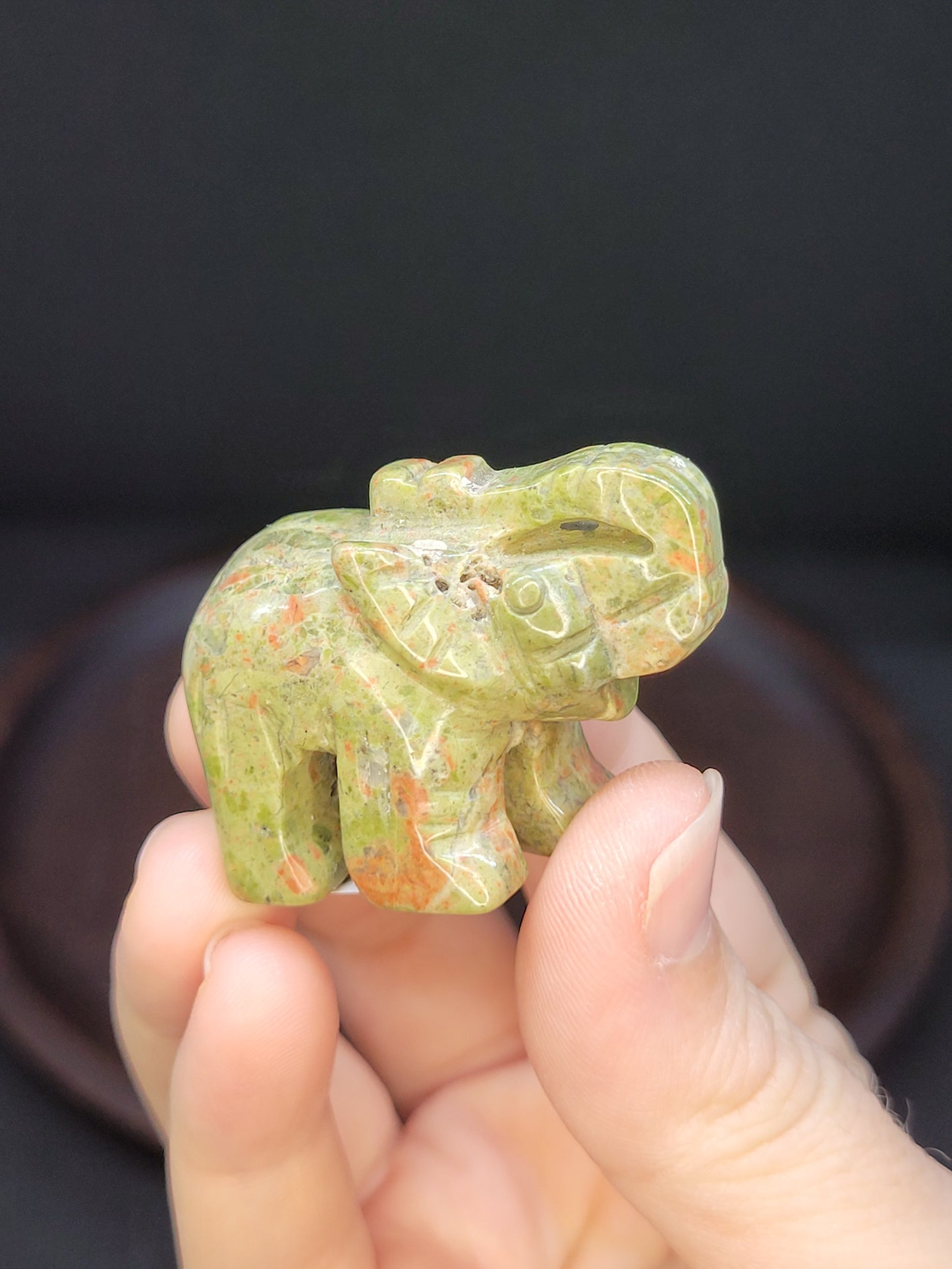 Unakite Elephant - Small