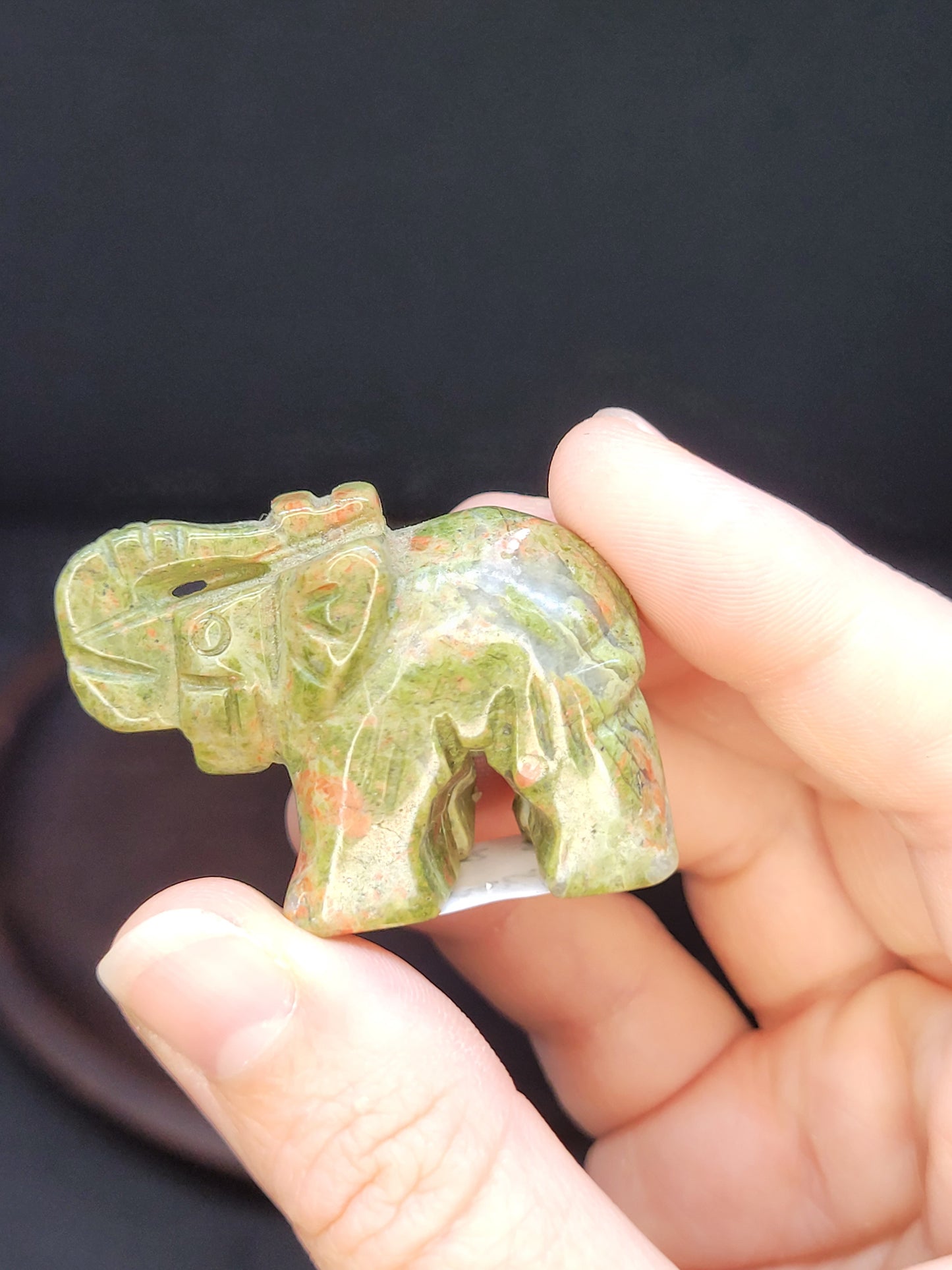 Unakite Elephant - Small