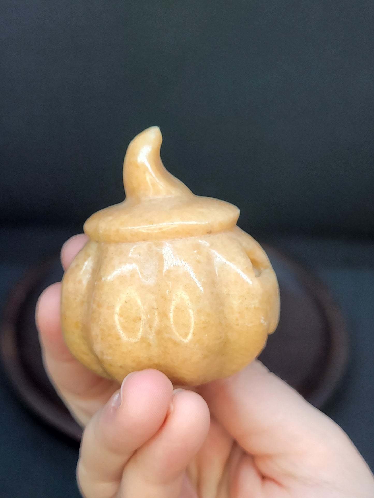 Orange Calcite Jack-o-lantern