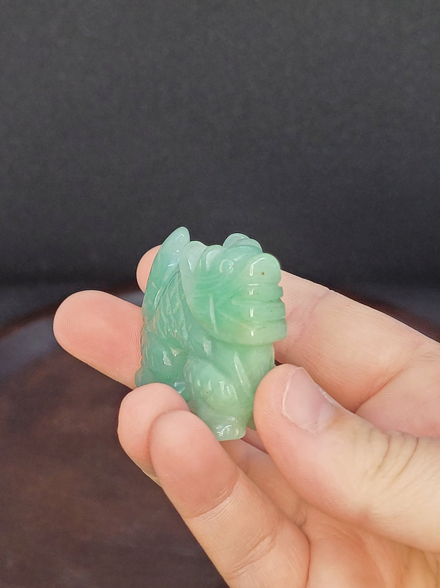 Green Aventurine Chinese Dragon - small