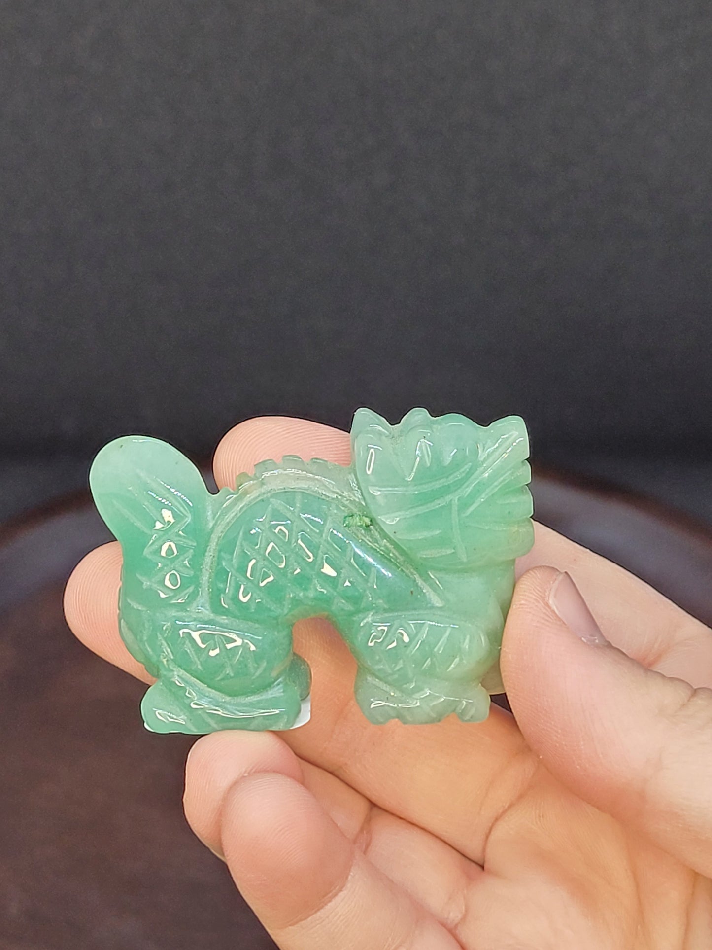 Green Aventurine Chinese Dragon - small