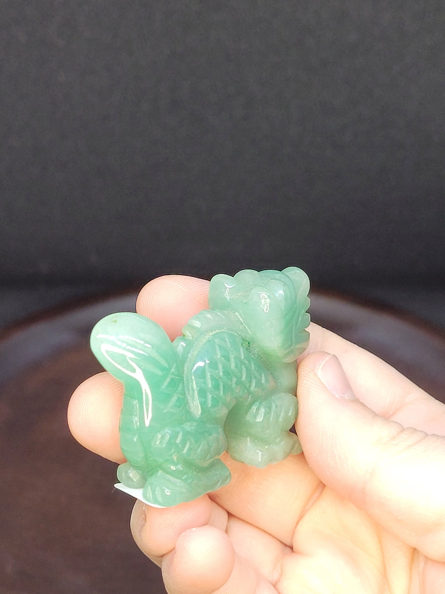 Green Aventurine Chinese Dragon - small