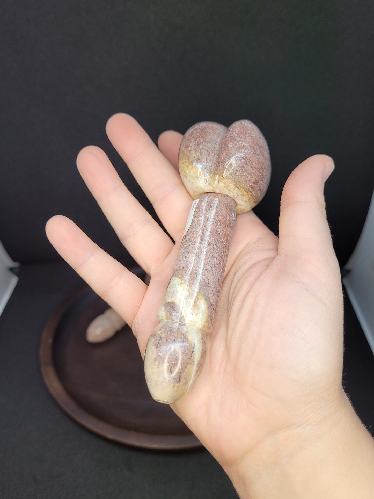 Novelty Pink Soap Stone Pecker Pipes