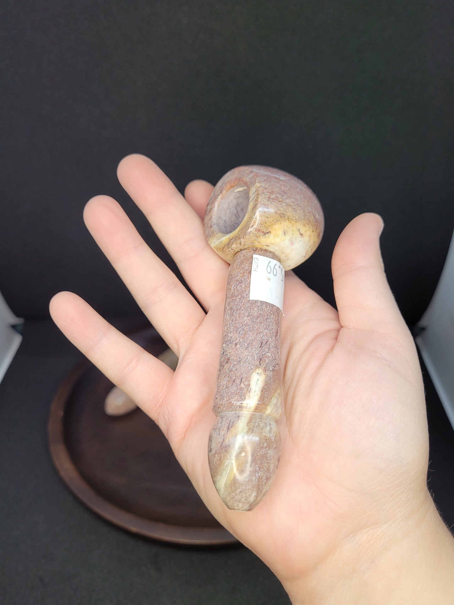 Novelty Pink Soap Stone Pecker Pipes