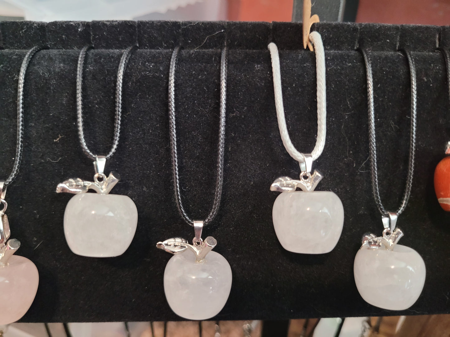 Crystal Apple Pendant Neckalces