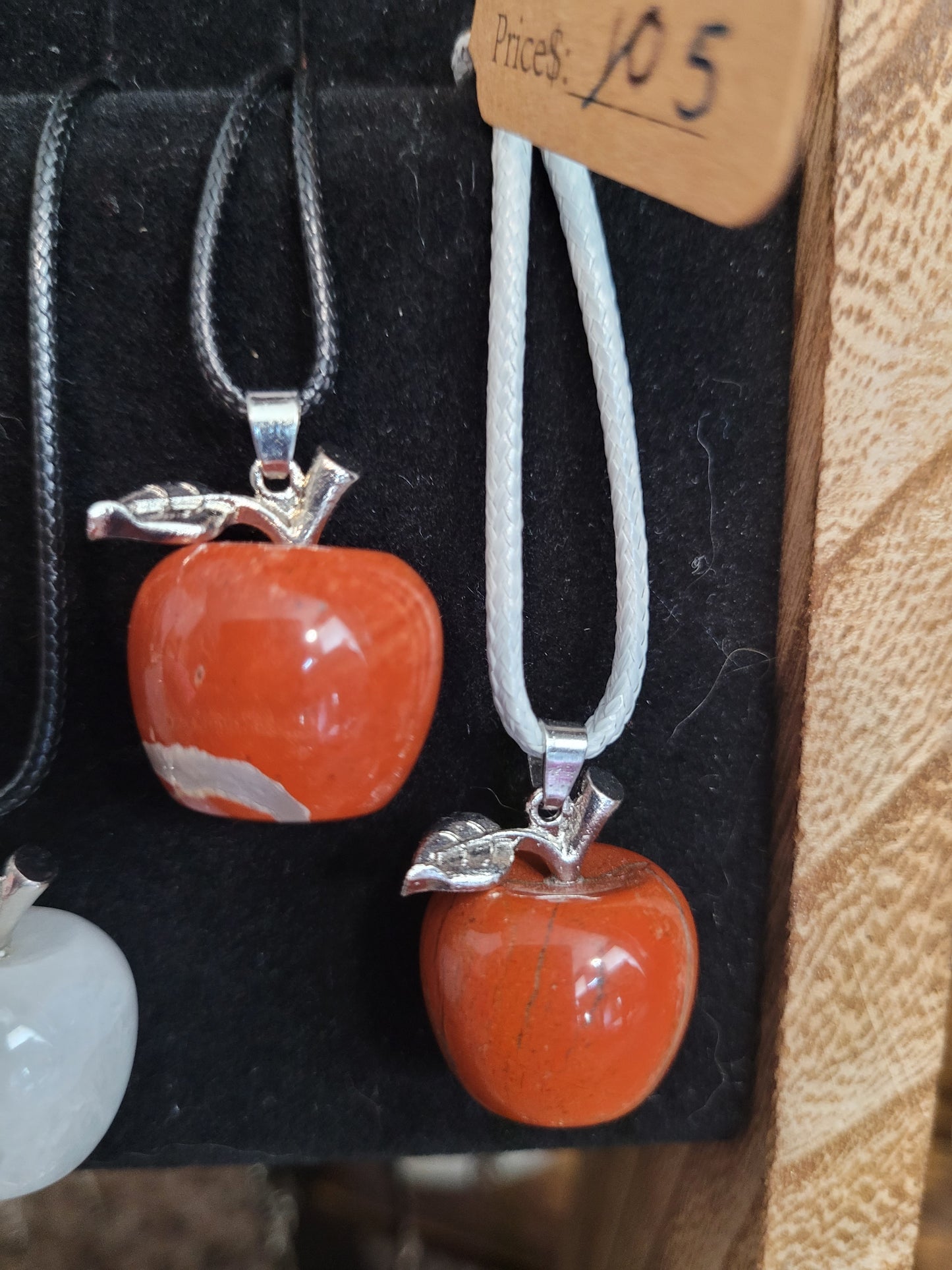 Crystal Apple Pendant Neckalces