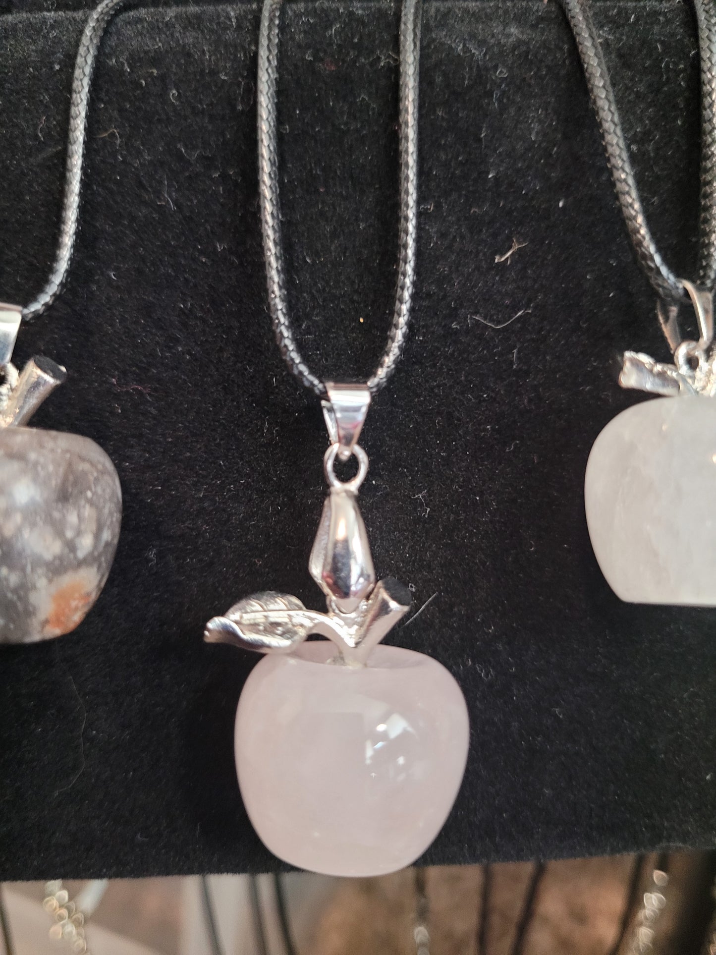 Crystal Apple Pendant Neckalces