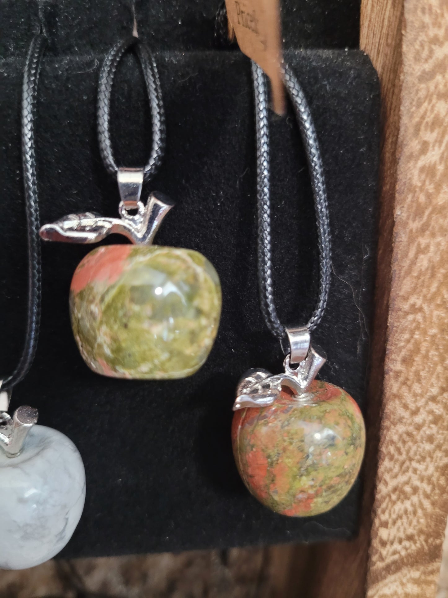 Crystal Apple Pendant Neckalces