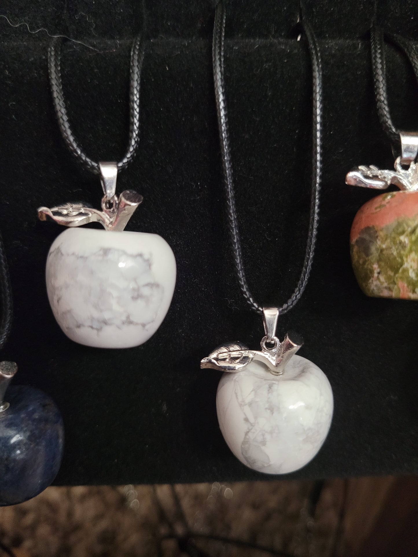 Crystal Apple Pendant Neckalces