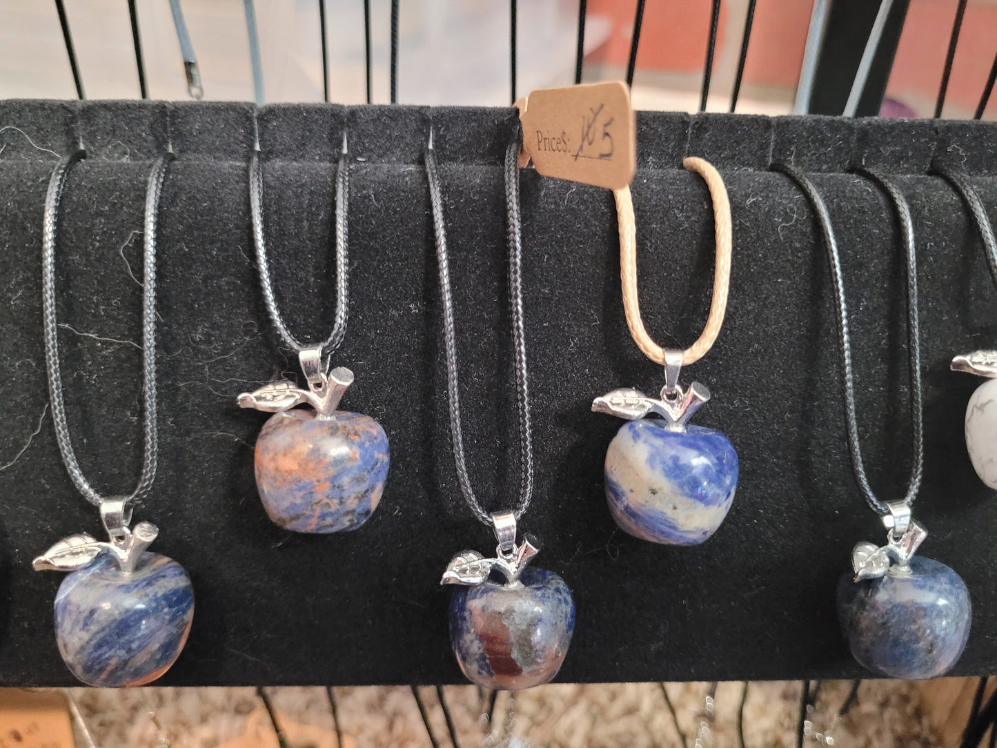 Crystal Apple Pendant Neckalces
