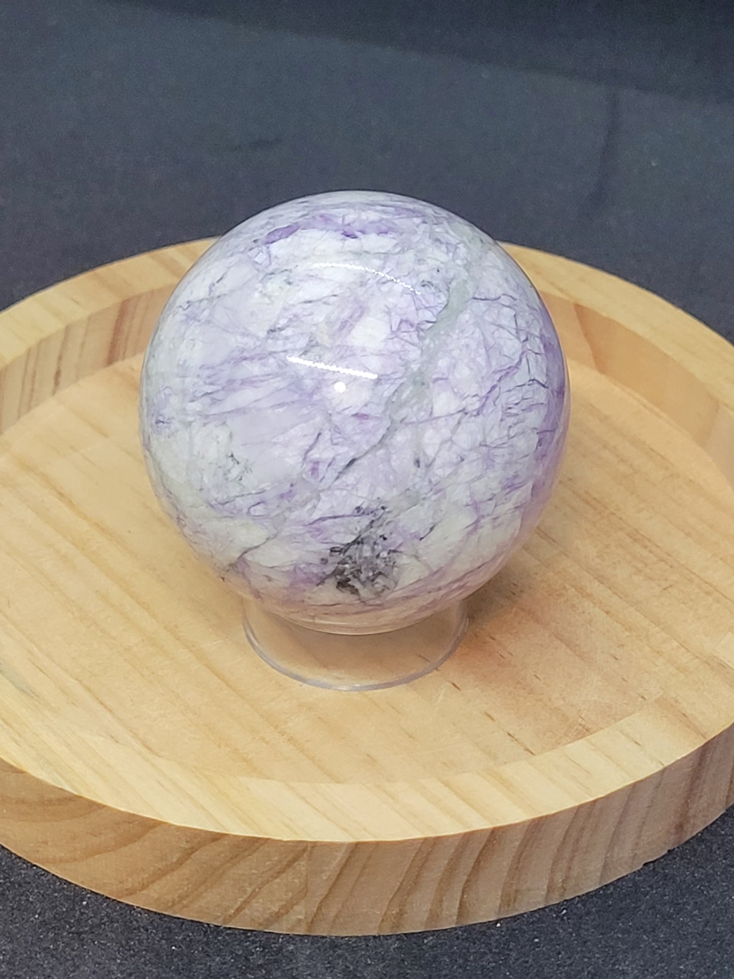 Purple Howlite Sphere