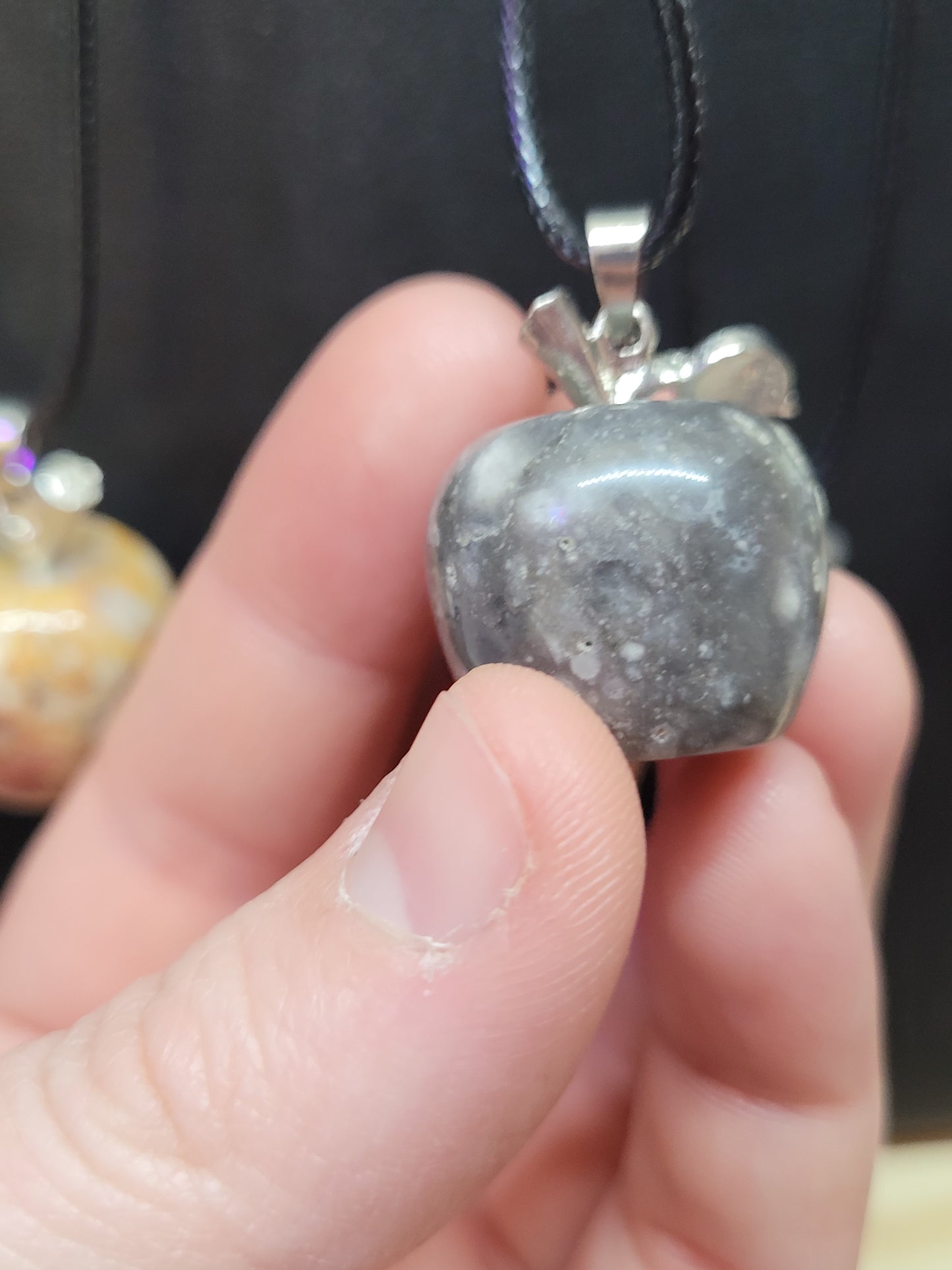 Crystal Apple Pendant Neckalces