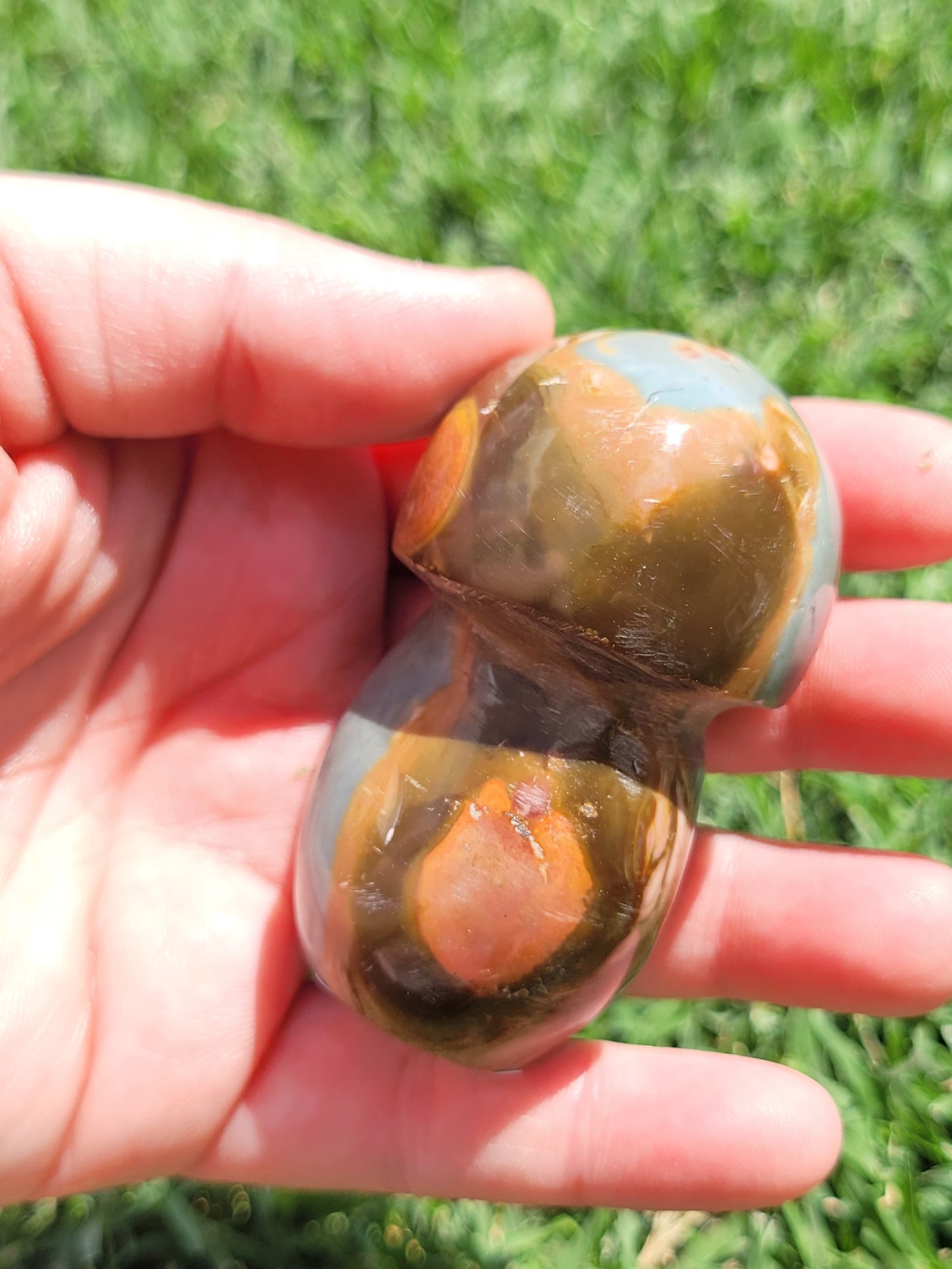 Polychrome Jasper Mushroom - Small - misfit
