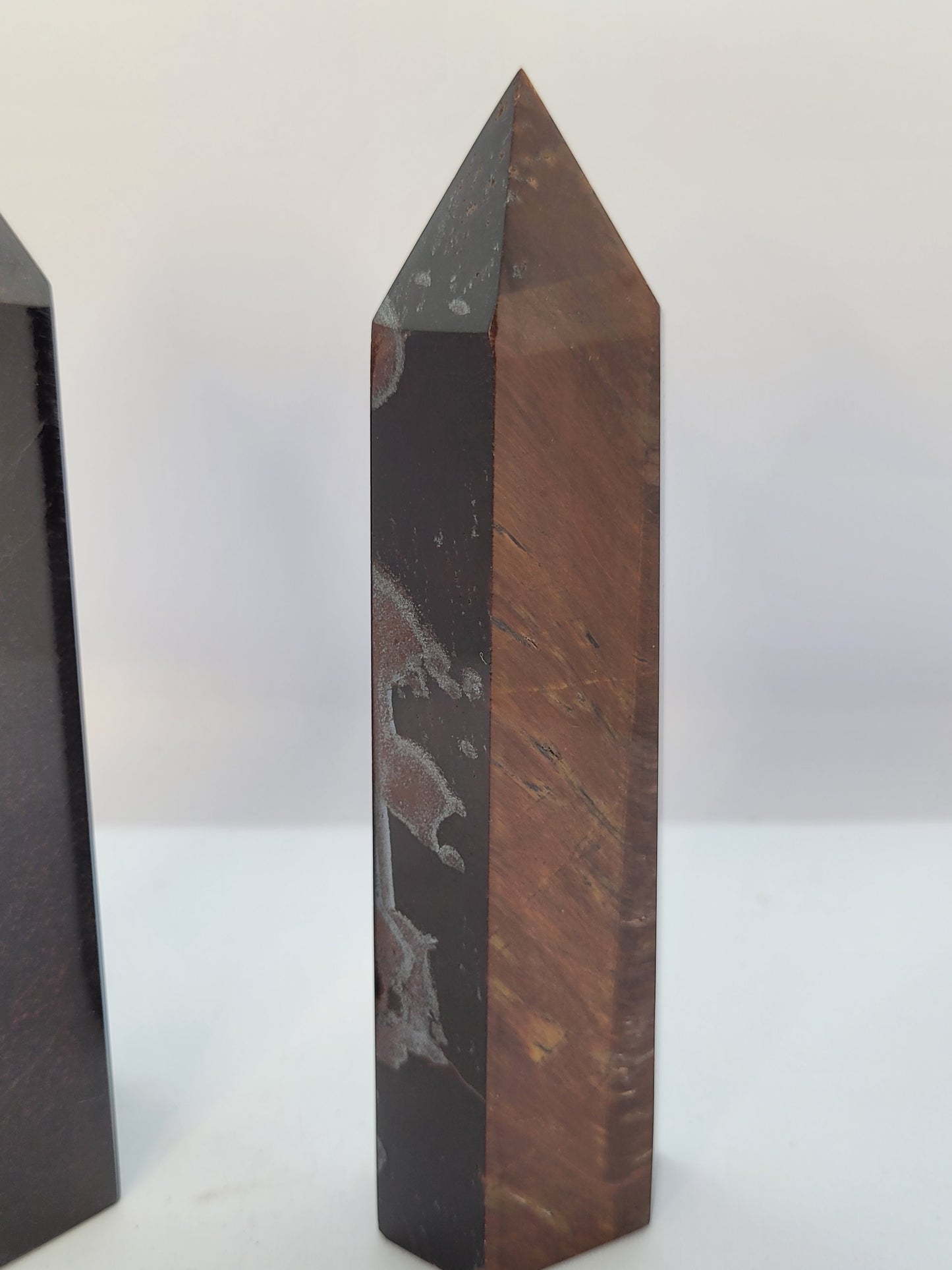 Red Tiger's Eye towers - chunky