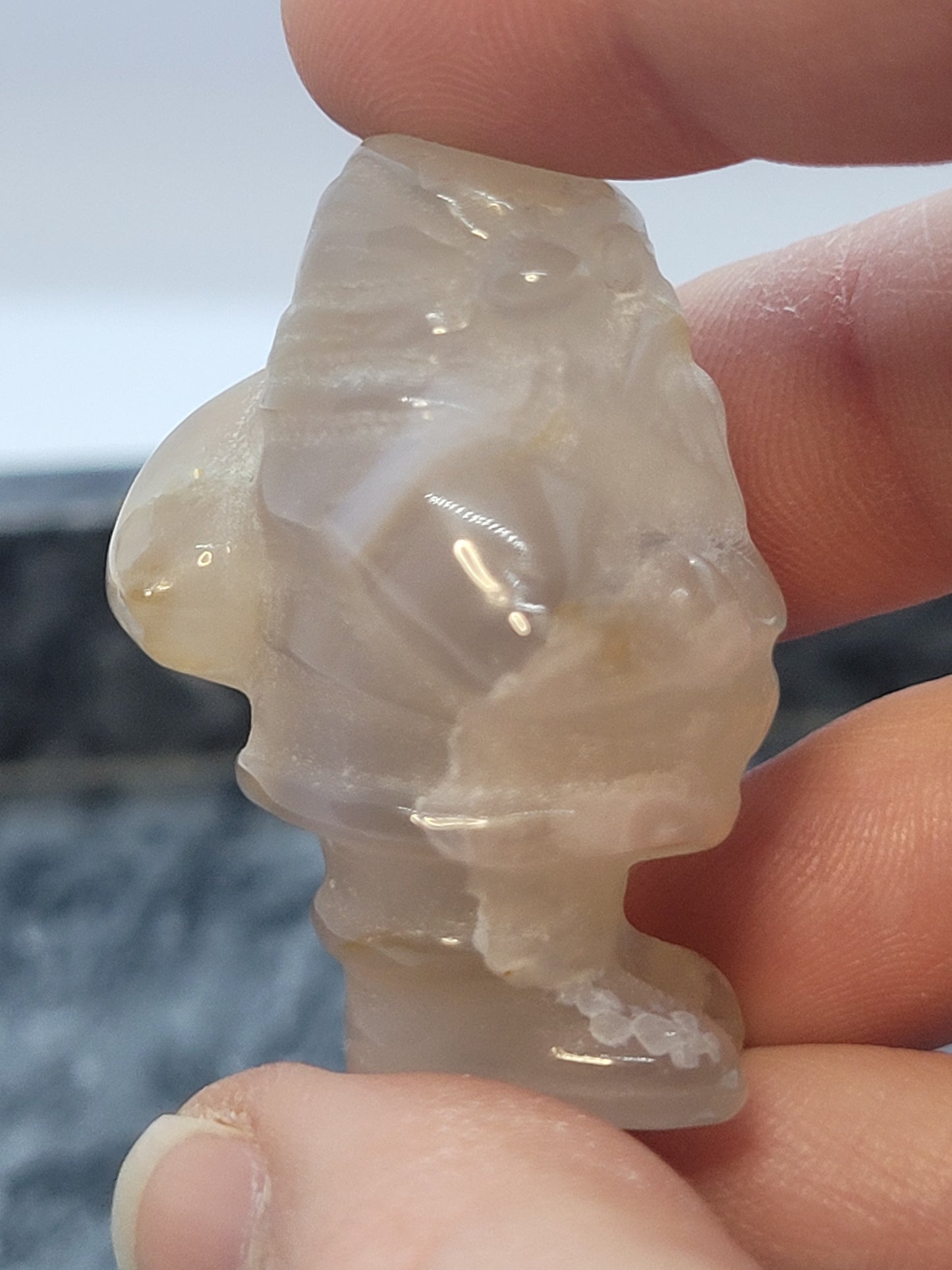 Small Santa Carvings