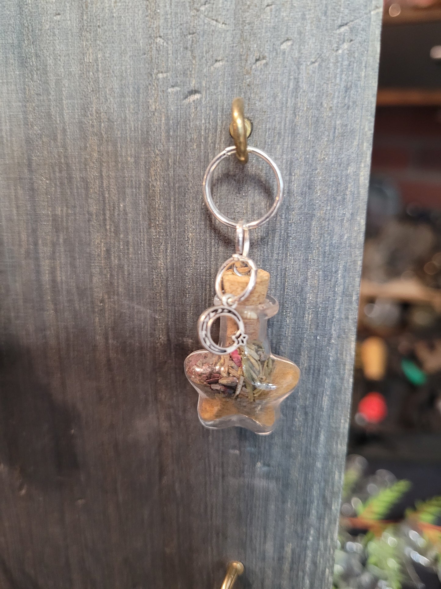 Harvest Moon Protection Spell Jar Charm Keychains