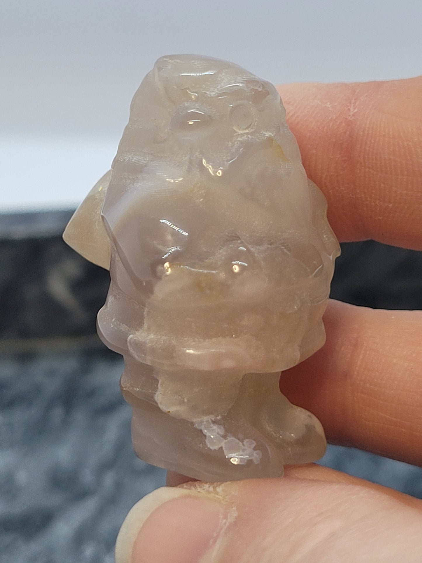 Small Santa Carvings