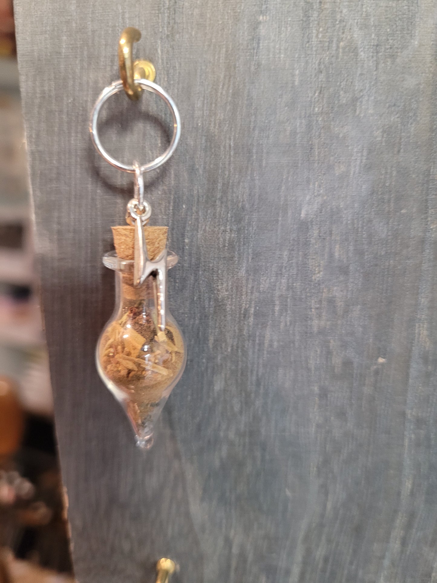 Harvest Moon Protection Spell Jar Charm Keychains