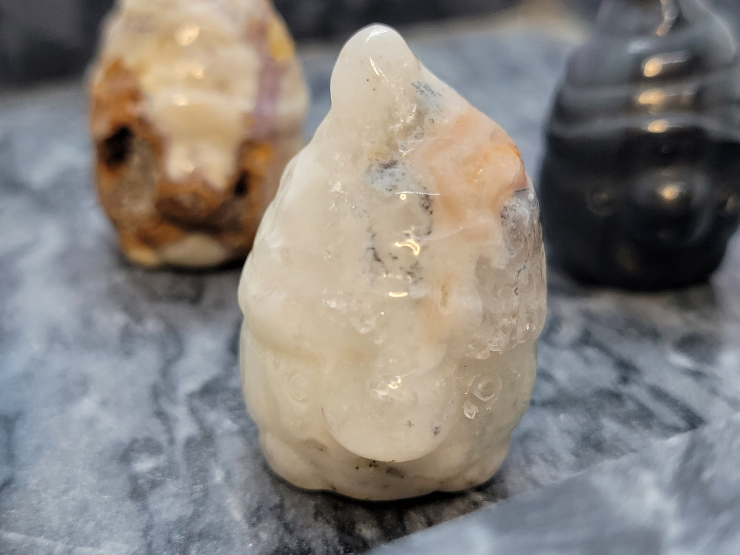 Small Gnome Carvings