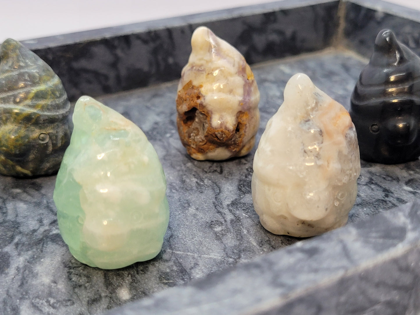 Small Gnome Carvings