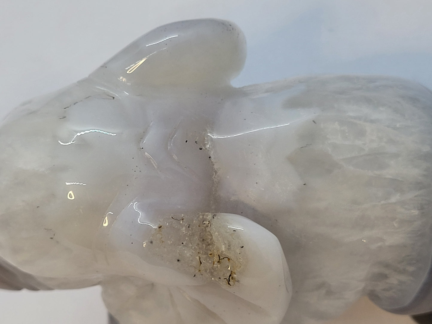 Blue agate baby elephant