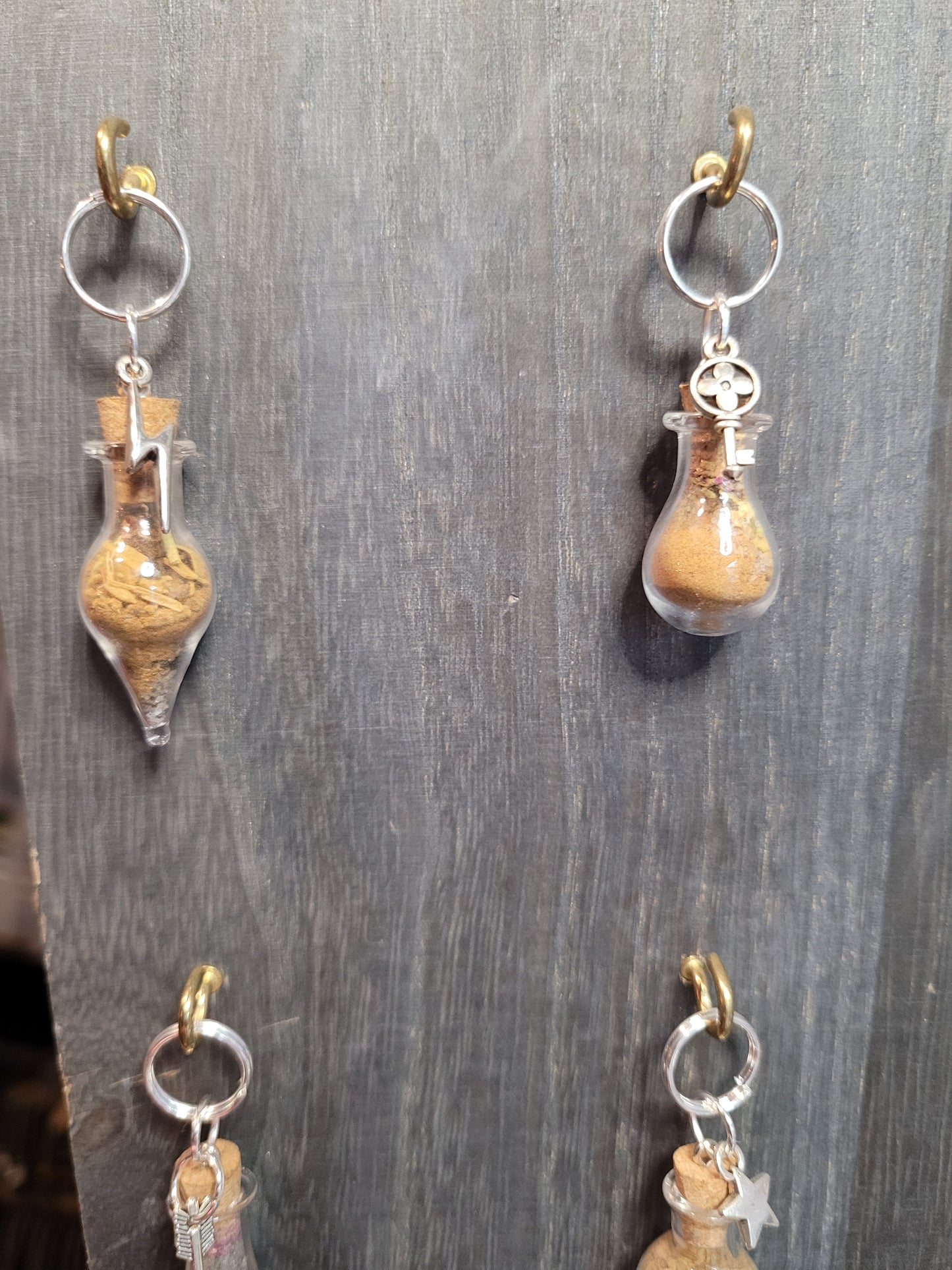 Harvest Moon Protection Spell Jar Charm Keychains