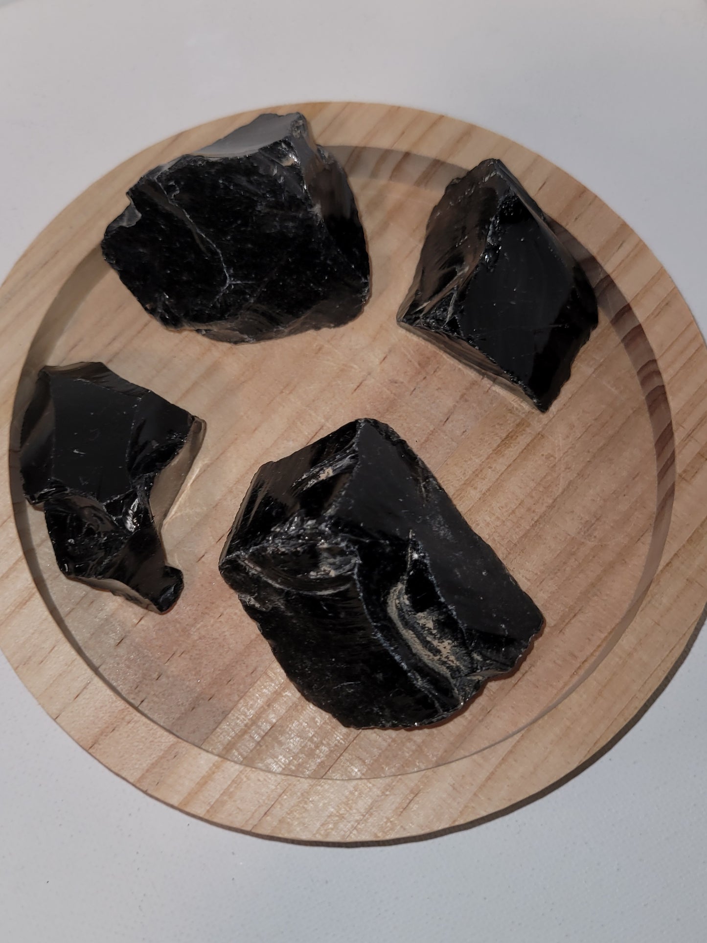 Raw Black Obsidian chunks