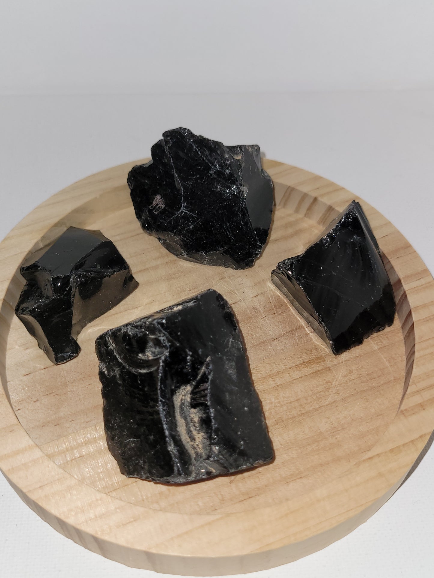 Raw Black Obsidian chunks