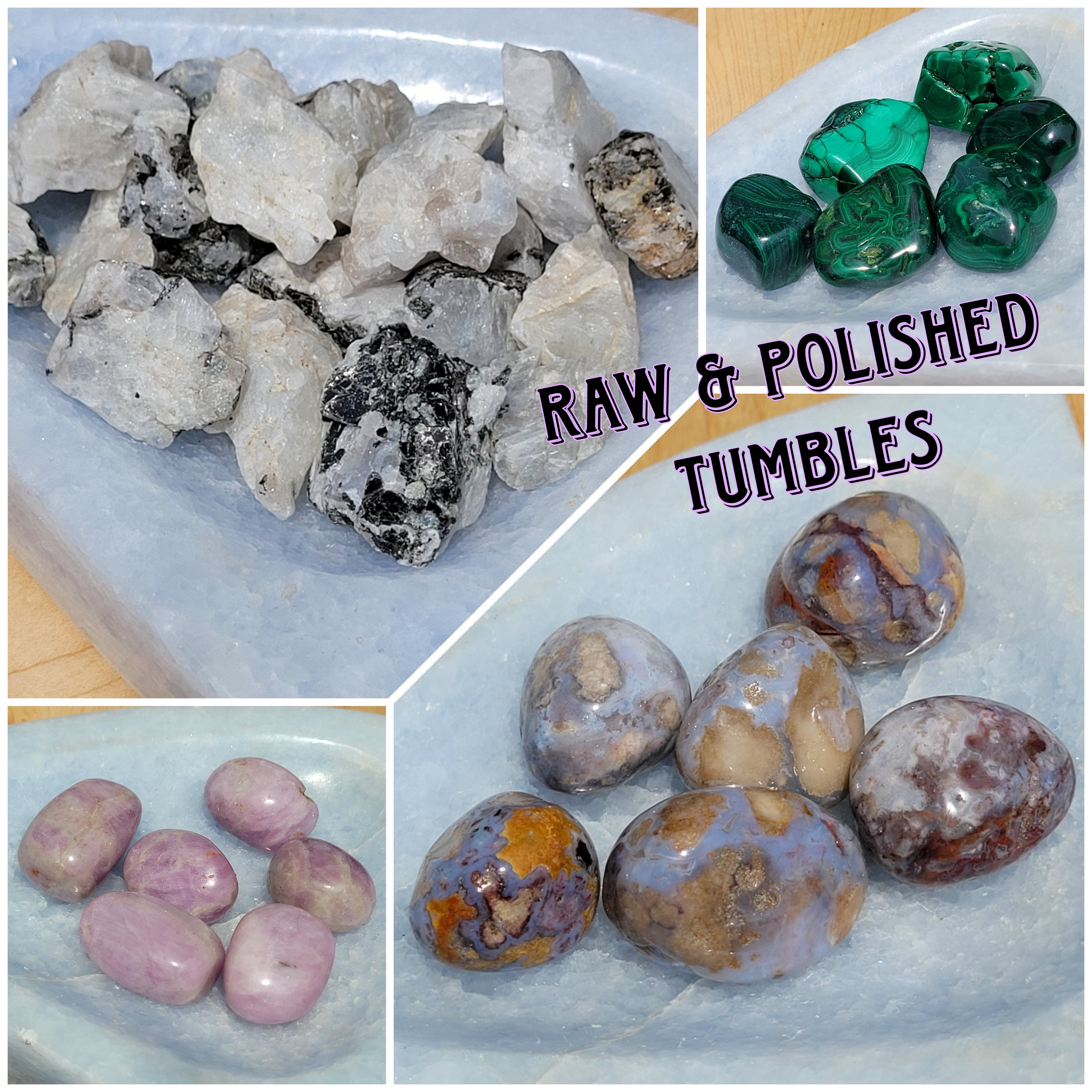 Raw & Polished Tumbles – Cosmic Embers