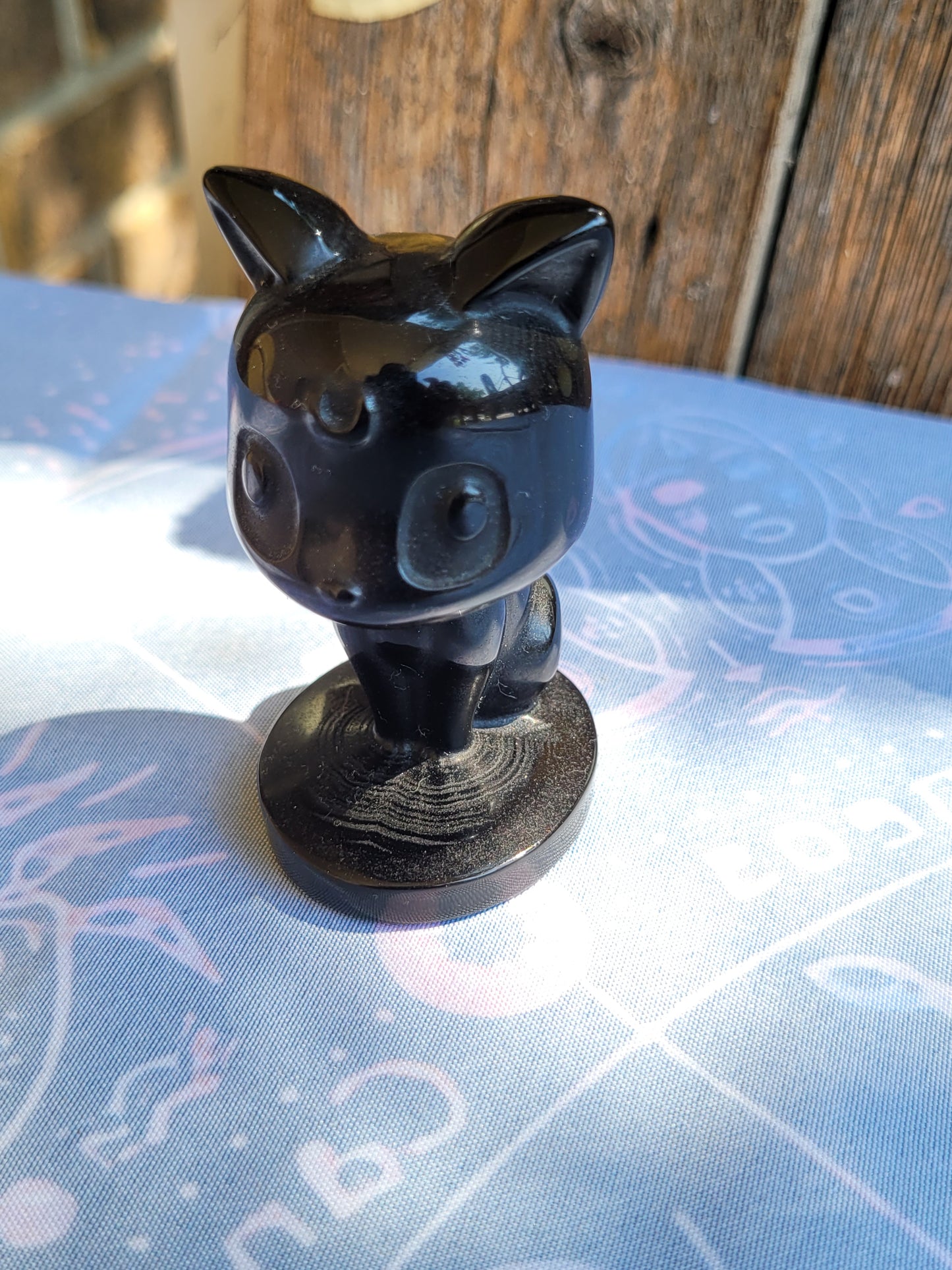 Black Obsidian Luna cat