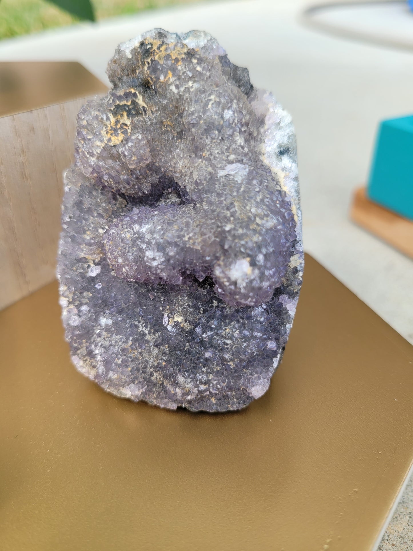 Funky Amethyst Cut Base Geode