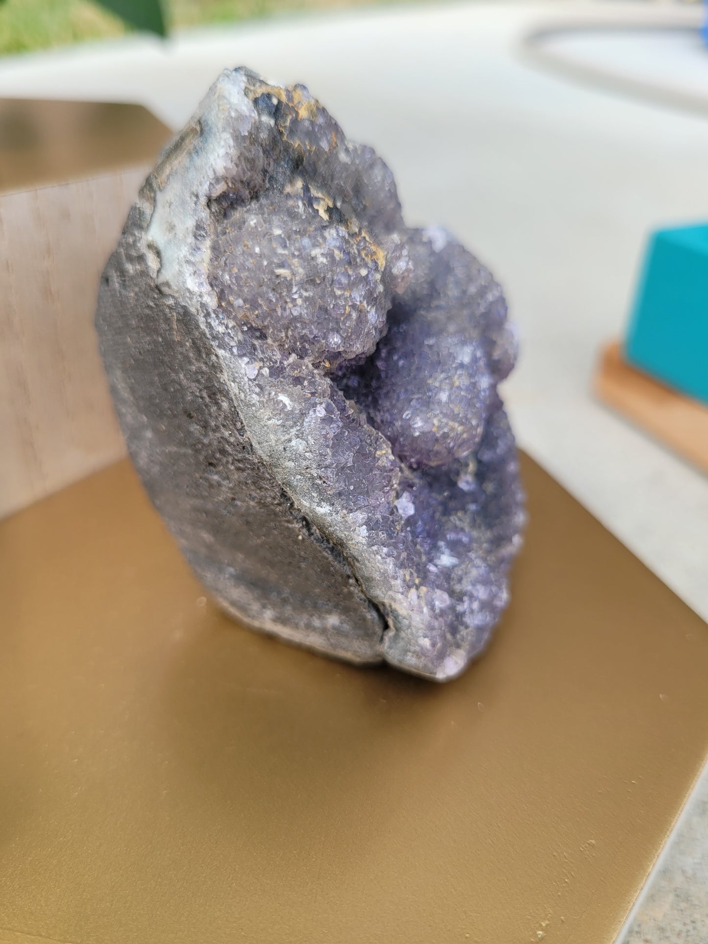 Funky Amethyst Cut Base Geode