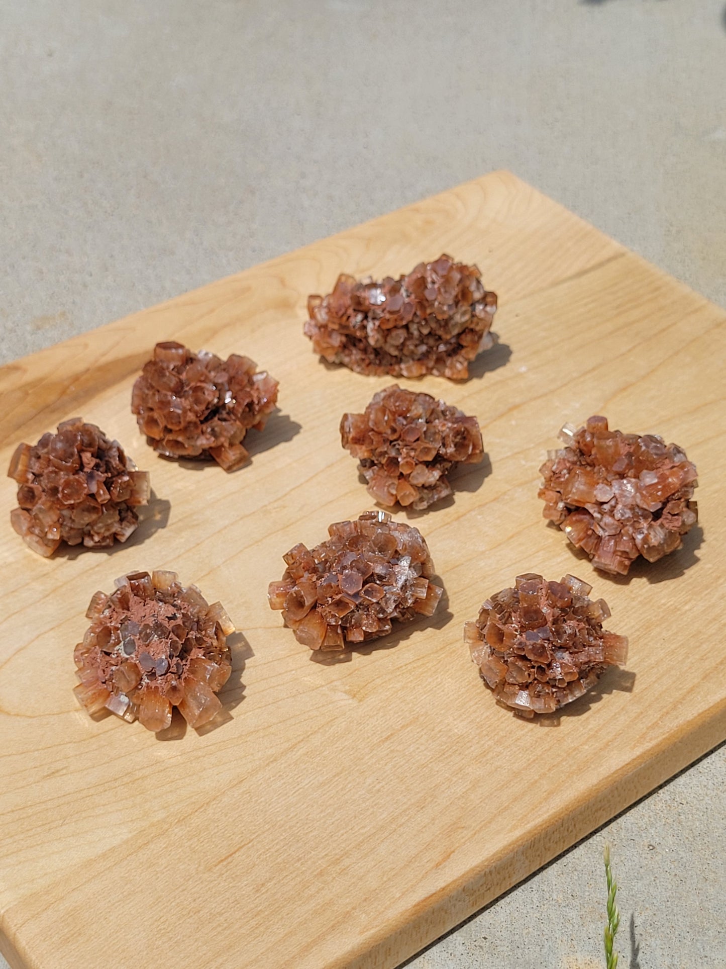 Raw Red Aragonite Specimens