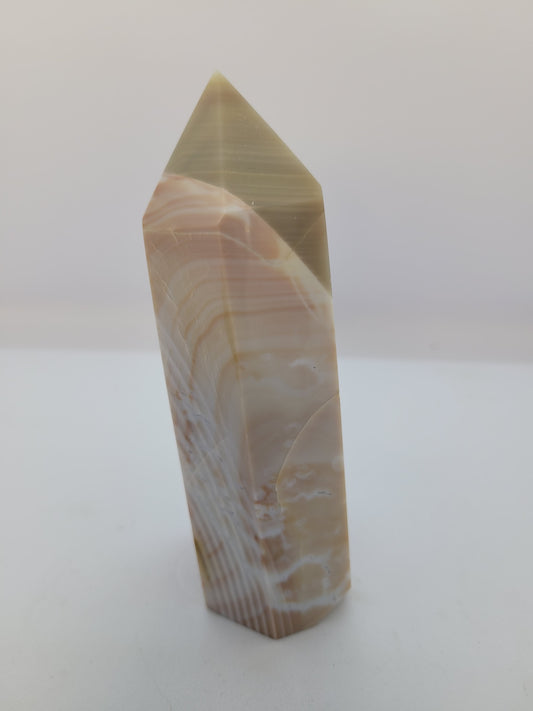 Chunky Botswana Agate Tower