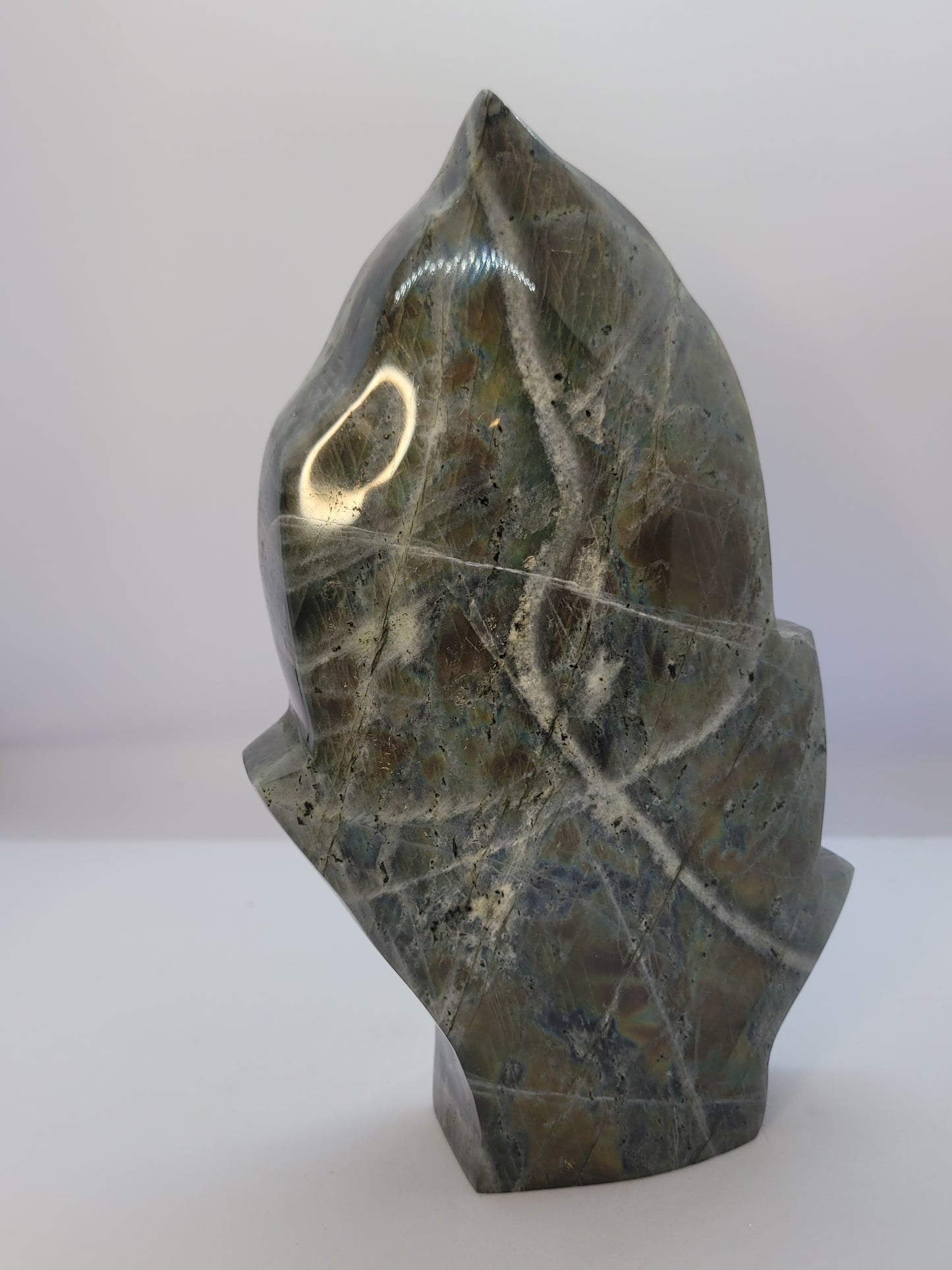 Labradorite Flame Freeform carving - XL