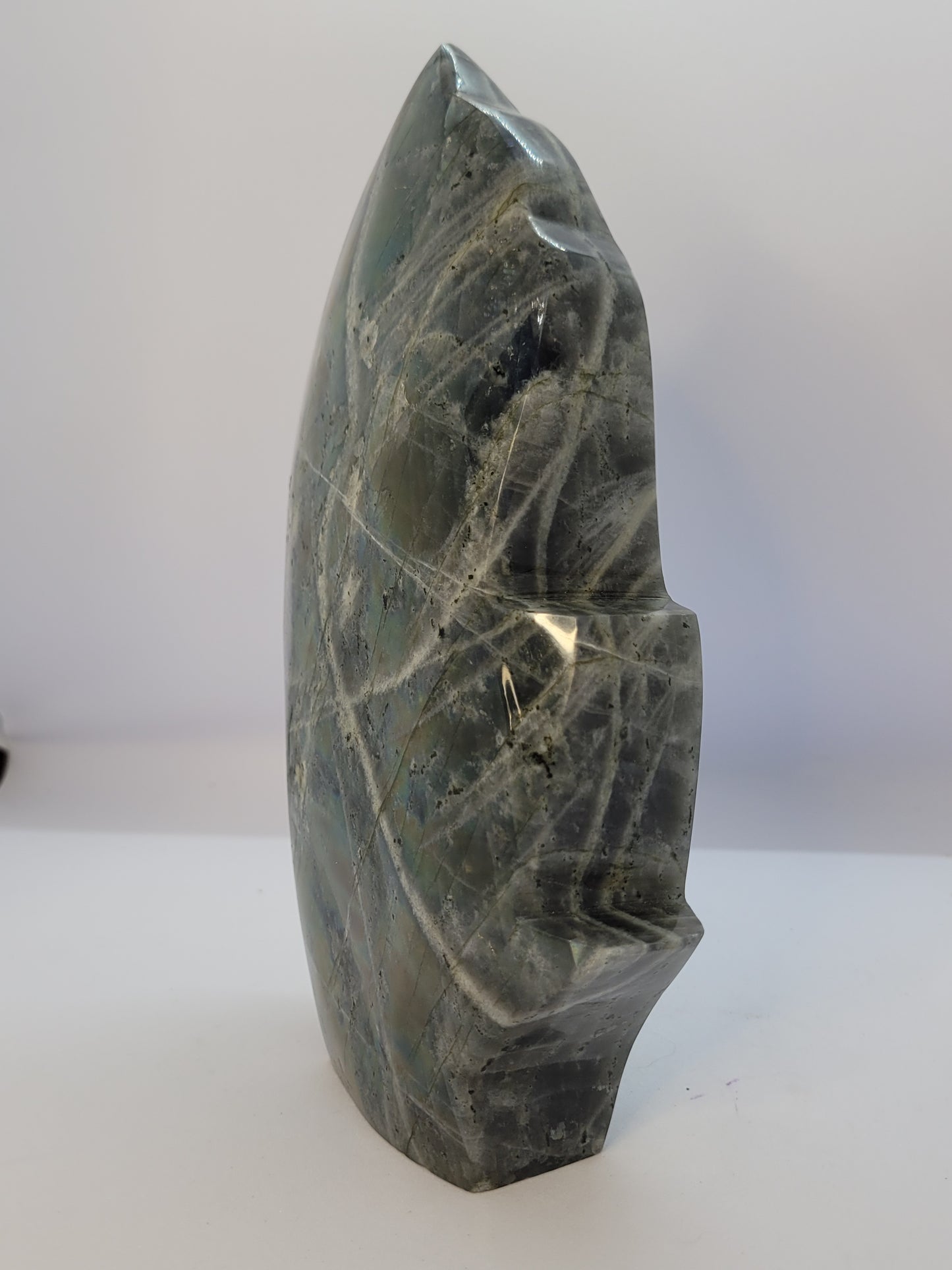 Labradorite Flame Freeform carving - XL