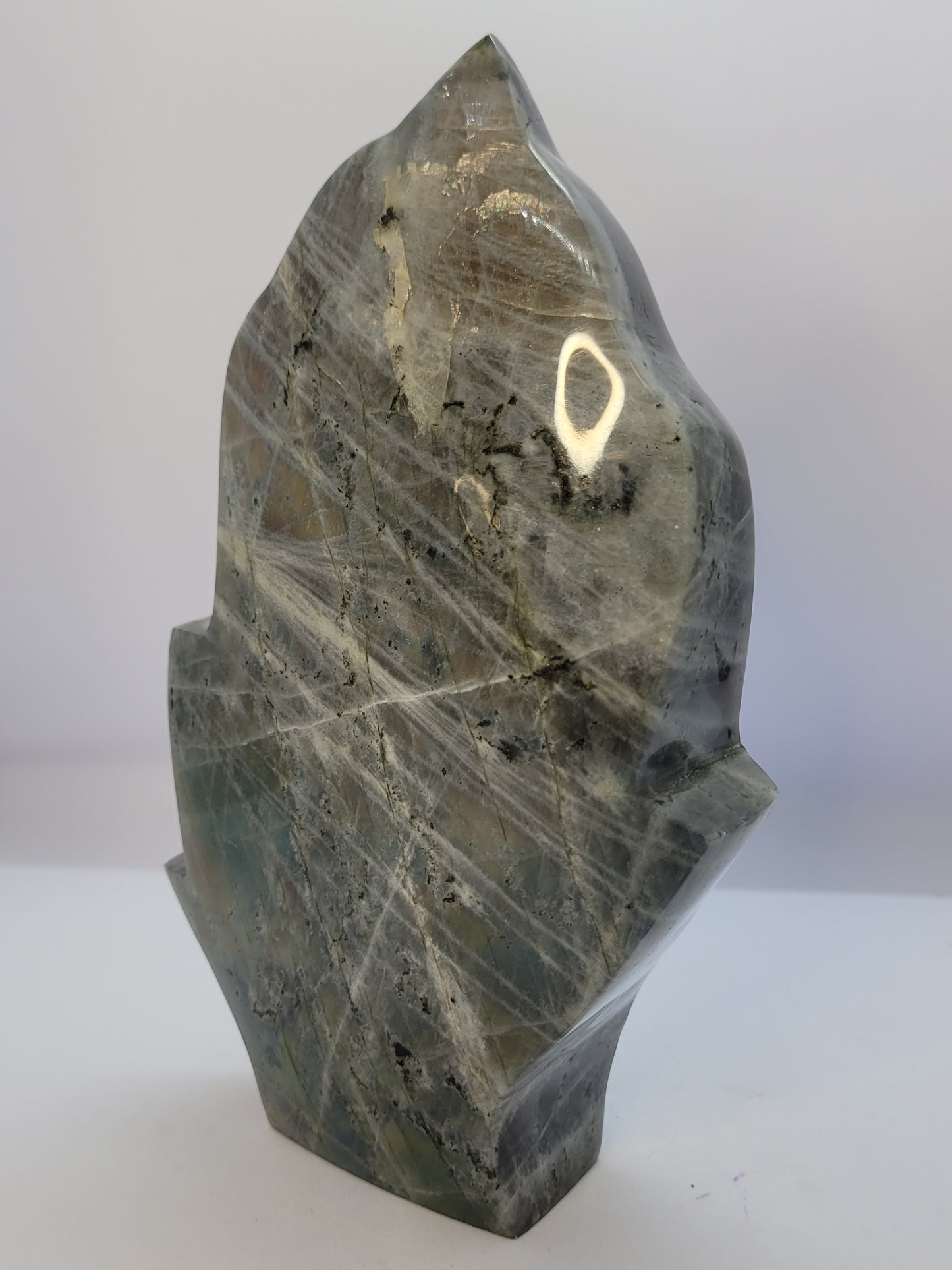 Labradorite Flame Freeform carving - XL