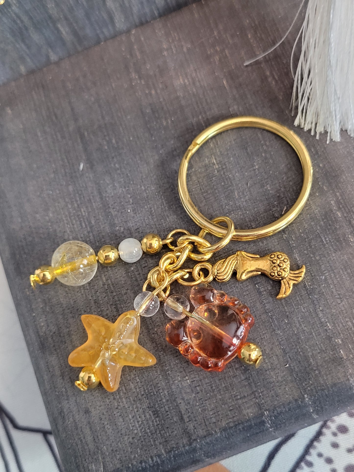 Silver & Gold Keychains - Handmade by Toria!