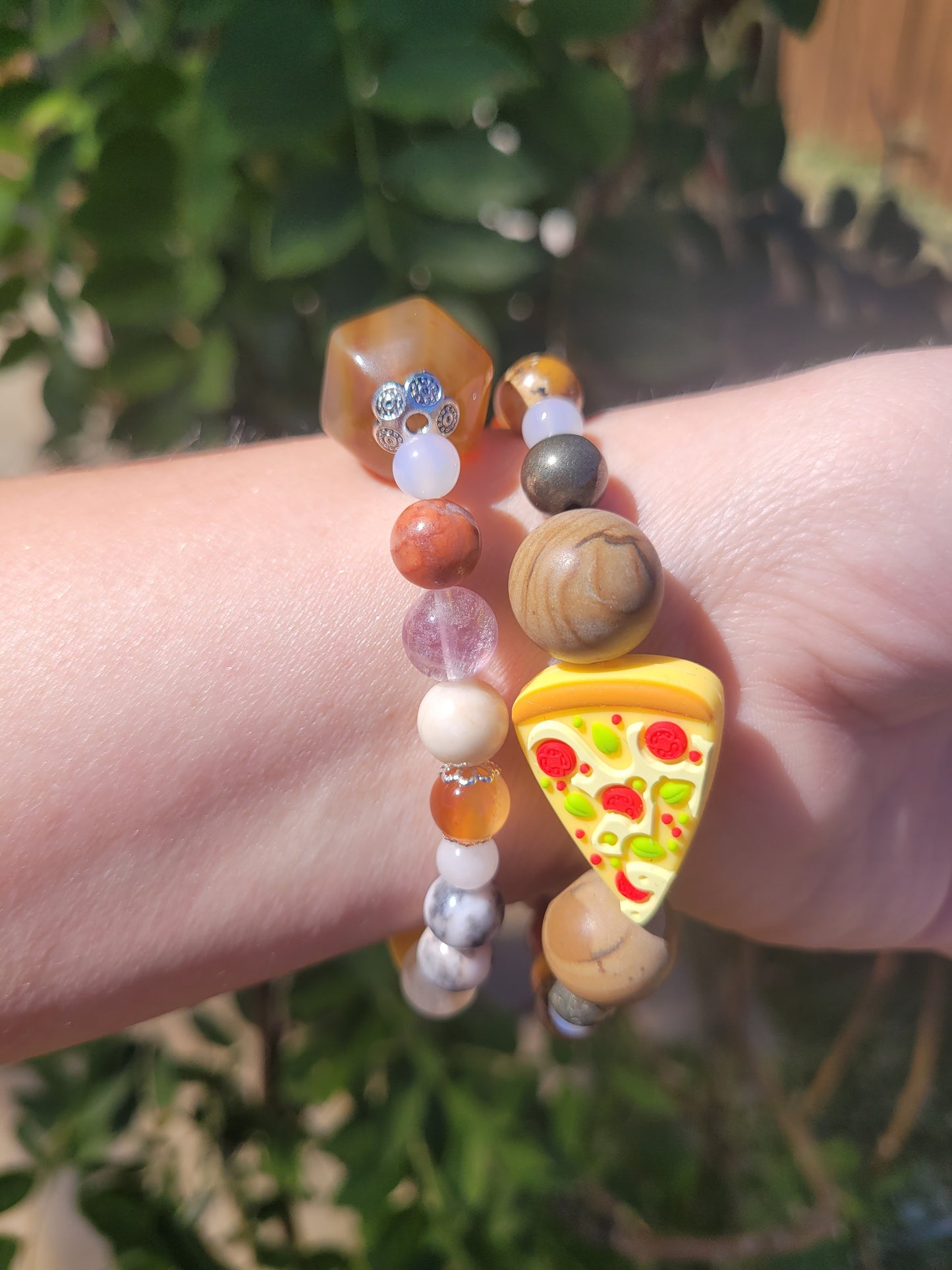 "The Pizza" Bracelet - handmade