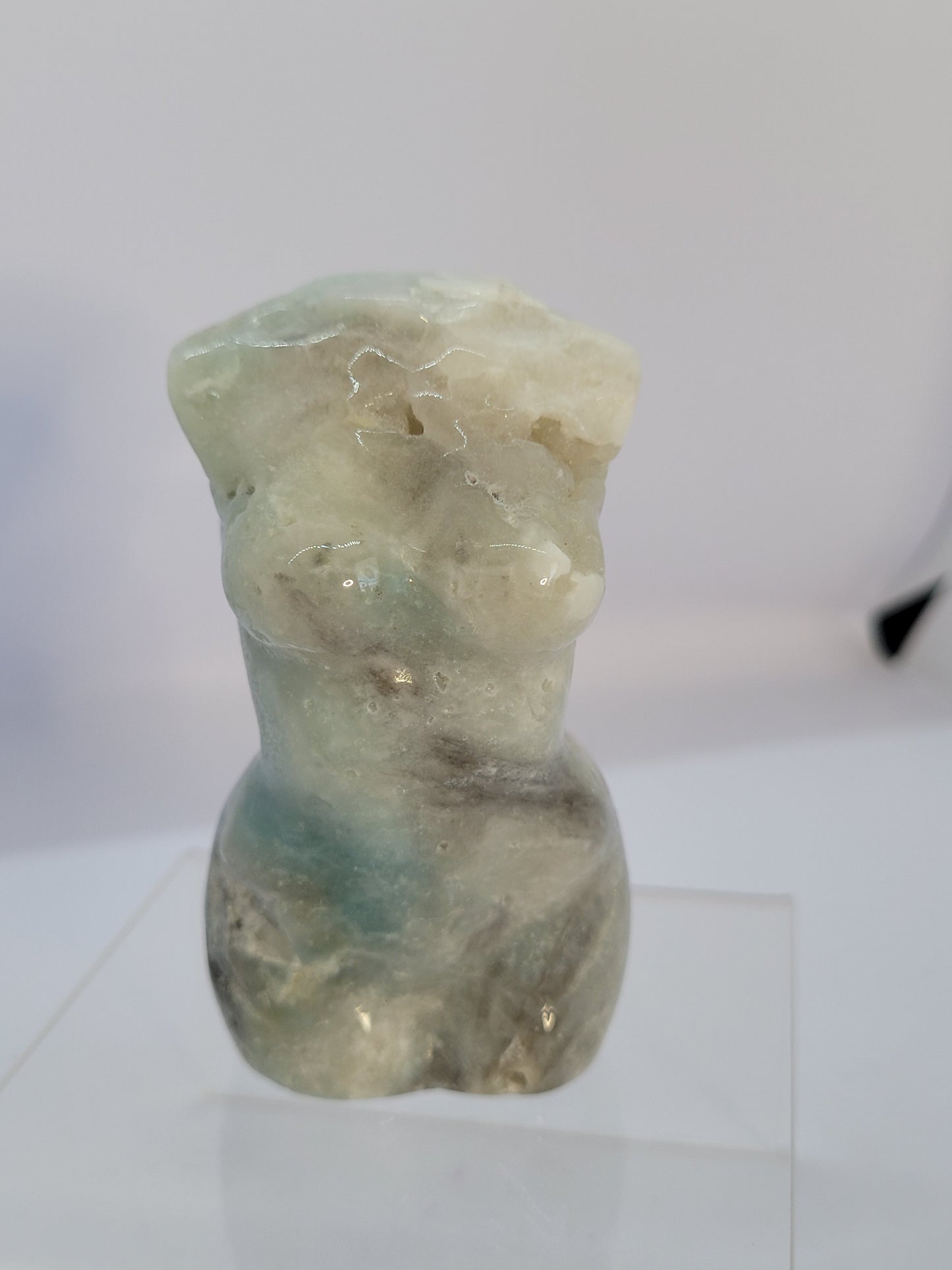 Caribbean Calcite Lady Body carvings